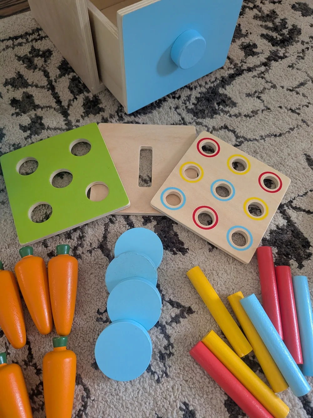 Wooden Shape & Sorting Montessori Toy set 9-18 months - Kids Learning Toy